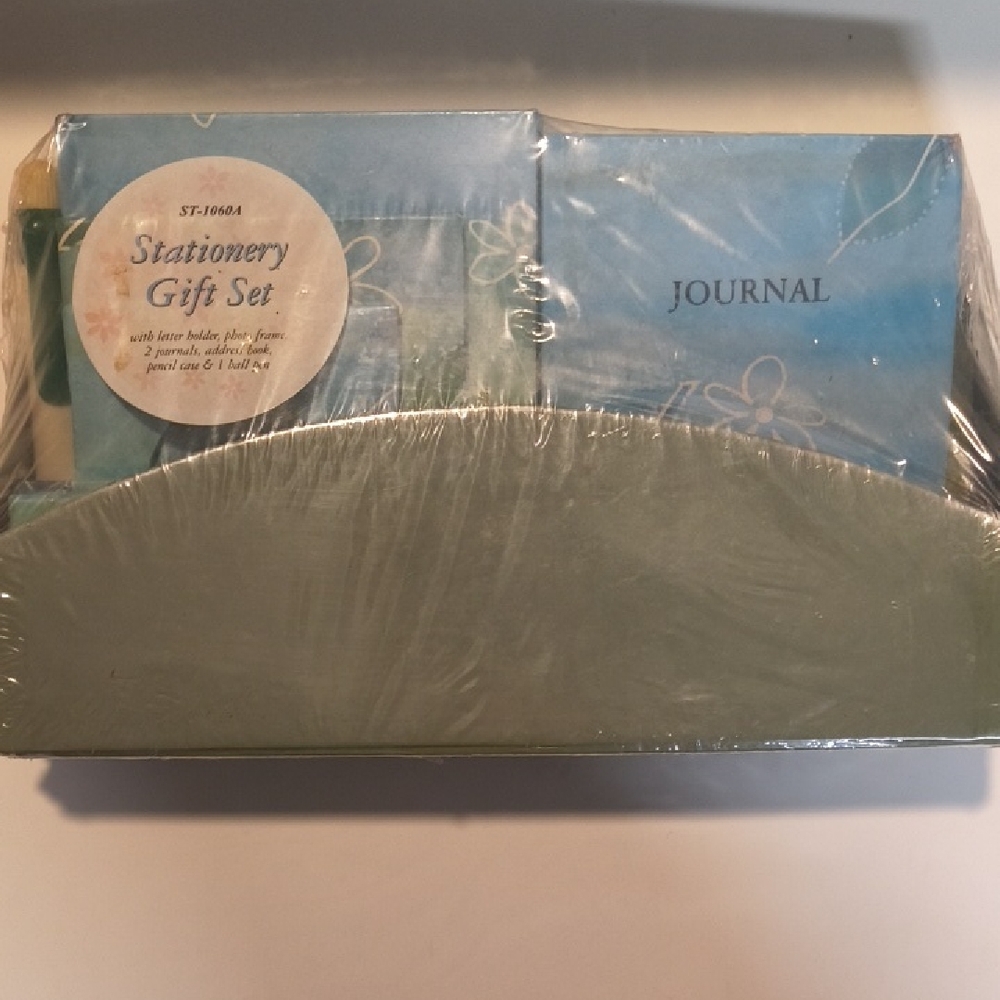 Blue Stationery Gift Set - Journal and Accessories